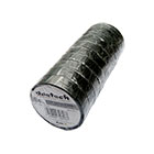 10er Set deetech ETB-19 Zumbelband / Isolierband - 19mm x 25m Rolle, schwarz